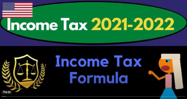Income Tax Formula 1090 Income Tax Preparation Law 2021 2022 